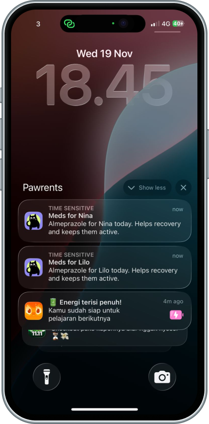 Notification Screenshot