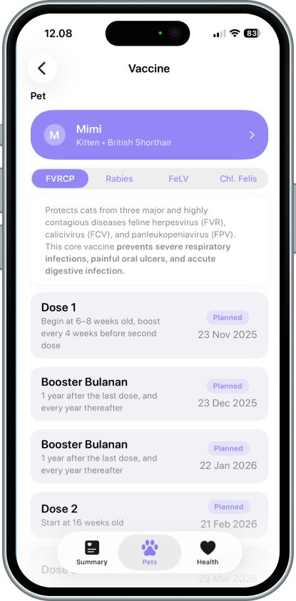 Vaccine Screenshot